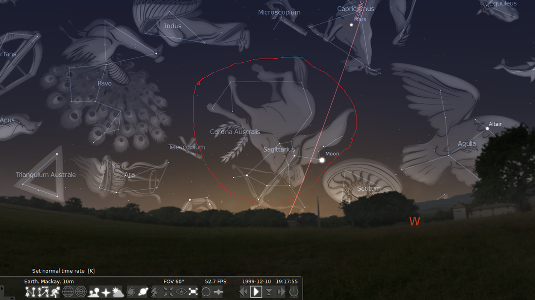 how to use stellarium to find your zodiac